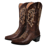 Cowboy Boots Embroidered Western Boots